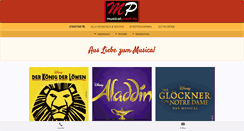 Desktop Screenshot of musicalpaket.de